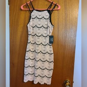 NWT Guess scallop laced dress